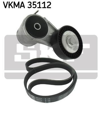 Kit de courroie d'accessoire (Courroie d’alternateur) SKF VKMA 35112